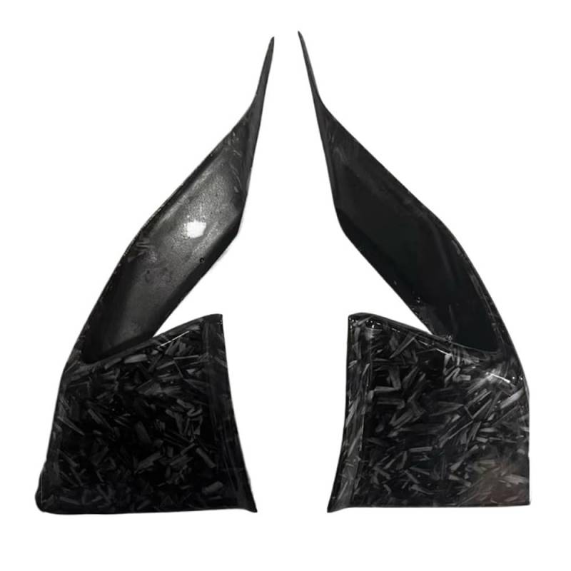 Motorrad Seitenspoiler Für YZF R25 R3 2019-2024 Motorrad Spiegel Winglets Seitenflügel Spoiler Verkleidung Frontverkleidung Seitenverkleidung Schutz von HRTLSS