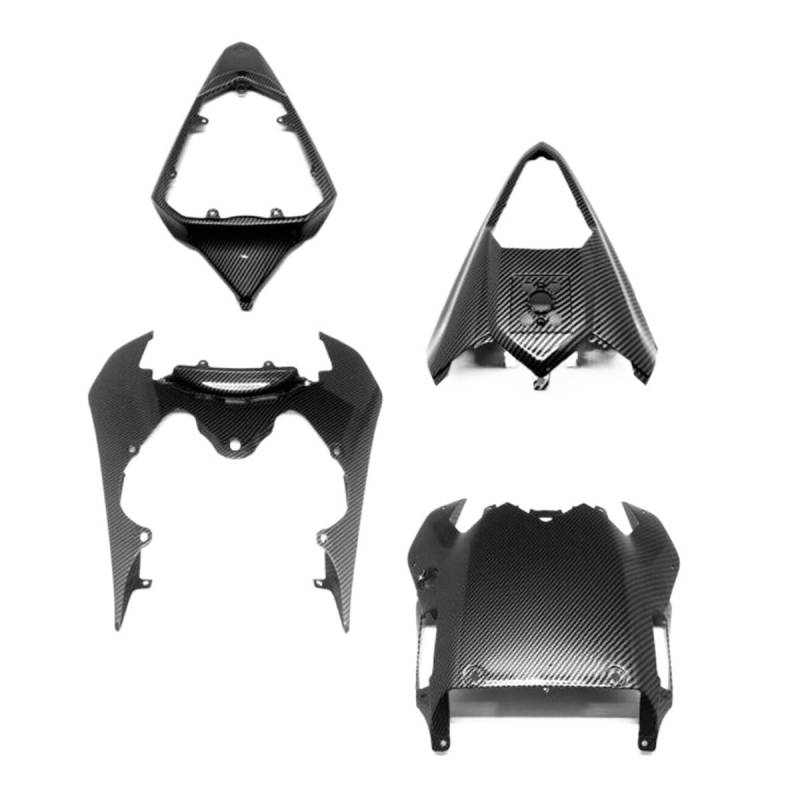 Motorrad Seitenspoiler Für YZF R6 YZFR6 YZF-R6 2008-2016 Oberen Unteren Hinten Schwanz Abschnitt Gugel Verkleidung Teile Rücksitz Kit Protector Verkleidung Schutz von HRTLSS