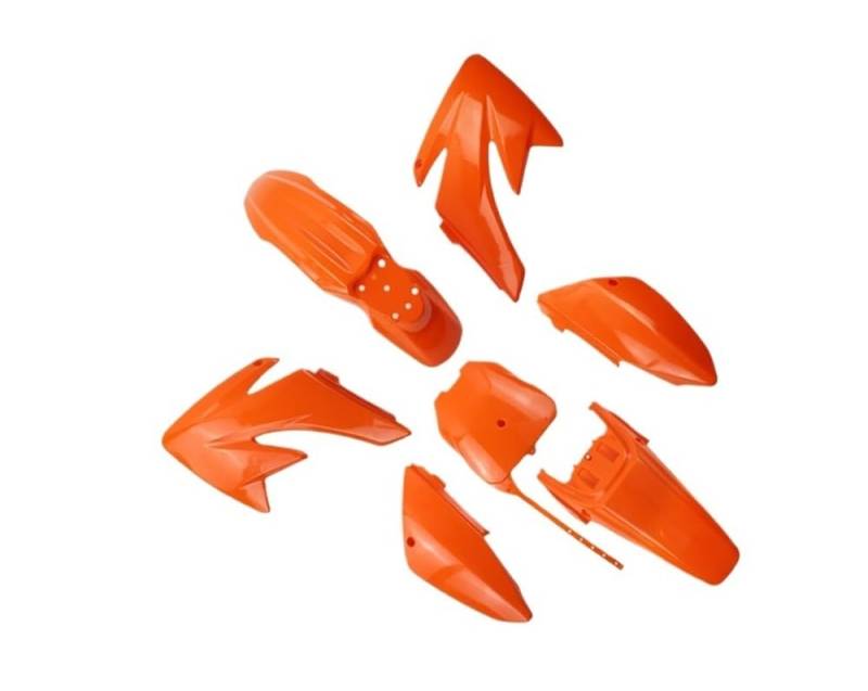 Motorrad Seitenspoiler Motorrad Dirt Bike Ganzkörper-Verkleidungsabdeckung Set Teile Kit Verkleidungsschutz Für CRF70 50 90 110 125 140 150CC CRF 70 von HRTLSS
