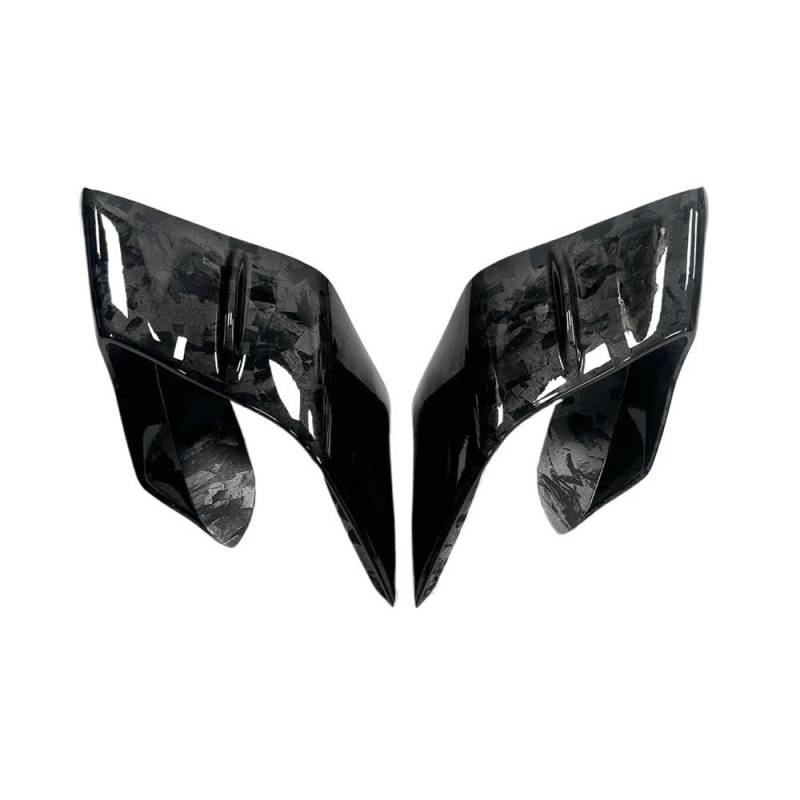 Motorrad Seitenspoiler Motorrad Zubehör Feste Flügel Verkleidung Kleine Flügel Spoiler Flügel Seite Verkleidung Schutz Für YZF R1 R1M 2019-2023 von HRTLSS