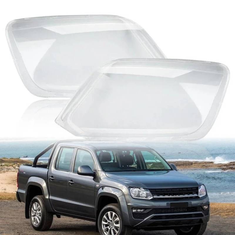 Scheinwerfer-Abdecklinse Frontscheinwerfer-Abdeckungsschale für Amarok 2010 2011 2012 2013 2014 2015 2016 2017 2018 2019 2022 von HRTLSS