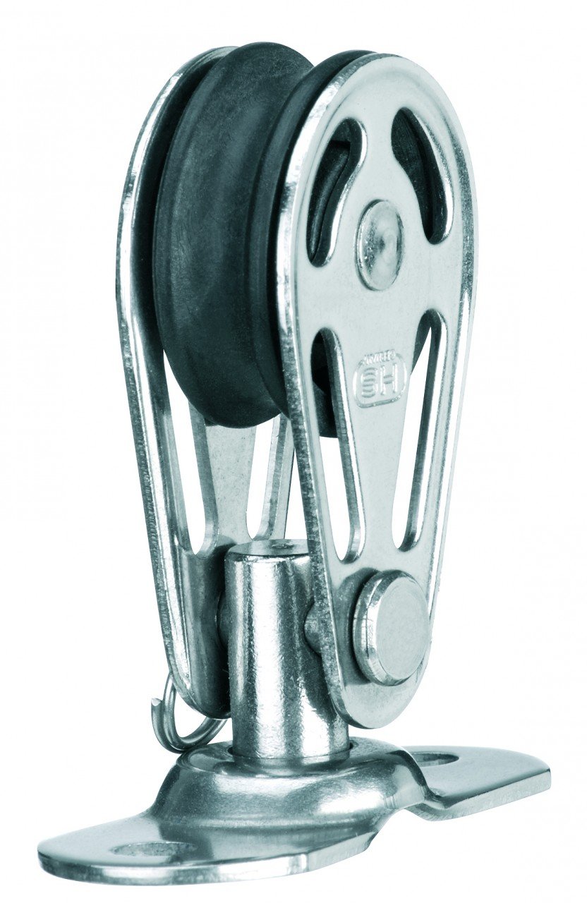Gleitlager-Block 6 mm - 1 Rolle, Grundplatte mit Bolzen Gleitlager-Block 6 mm - 1 Rolle, Grundplatte mit Bolzen von Herm Sprenger