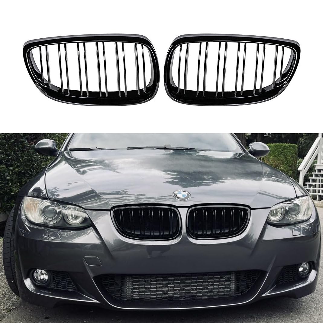 Gloss Black Kühlergrill für 3 Series E92 E93 M3 2006-2009 Nieren Doppel Bar Front Grille Gloss Black Kühlergrill für 3 Series E92 E93 M3 2006-2009 Nieren Doppel Bar Front Grille von HSDOMTO