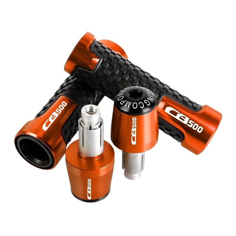 Motorrad Lenkerenden Stecker FÜR Ho&nd&a CB500F CB500X CBR500R 1995-1998 2019 2020 CNC Hndlebar Griffe Enden Gewicht Griff Bar Grip Ende Anti Vibration Silder von HSDYRNVLPH