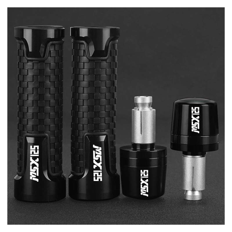 Motorrad Lenkerenden Stecker FÜR Ho&nd&a MSX125/GROM MSX 125 2017-2023 2022 21 2014-2017 2015 2016 Motorrad CNC 22MM Lenker Griffe Griff Bar Kappe End Stecker von HSDYRNVLPH