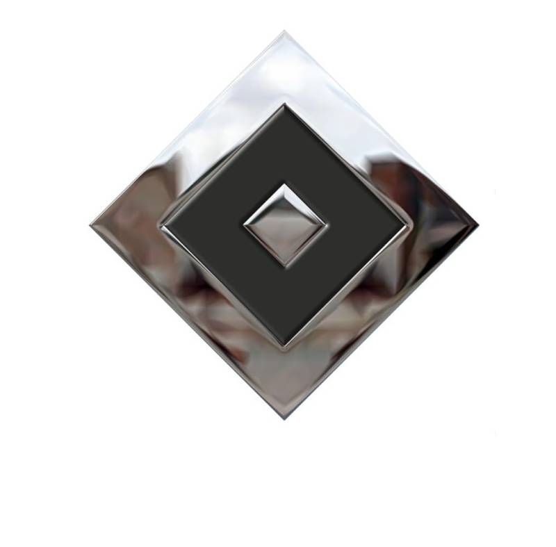Hamburger SV HSV Aufkleber Sticker Emblem Chrom Raute in 9,5 x 9,5 cm von Hamburger SV