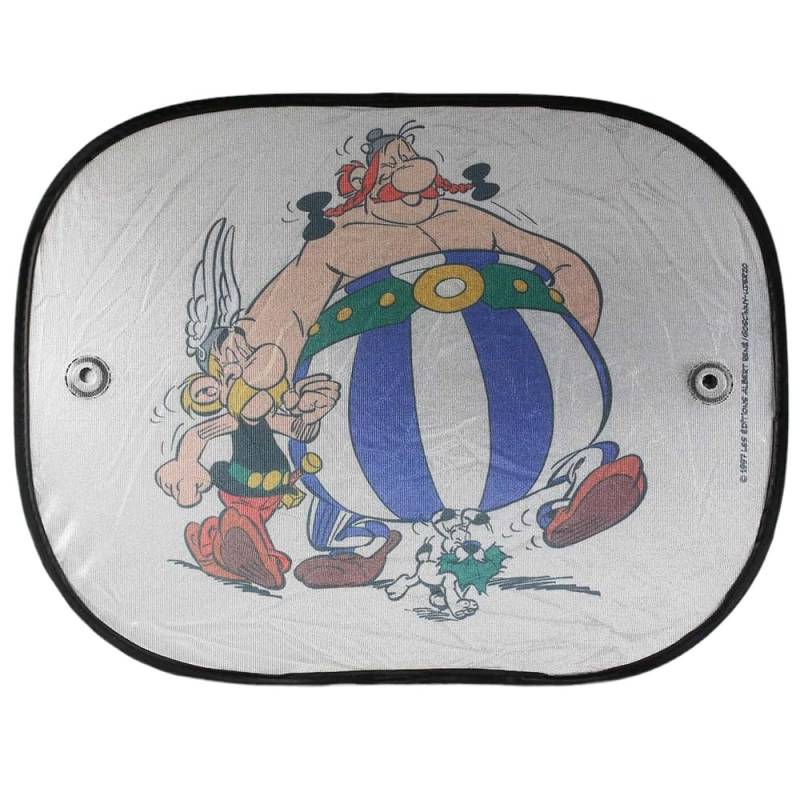 HTC Equipements Set of Two car Side Window sunshades Carpoint Astérix for a Walk (46x35cm) von Carpoint