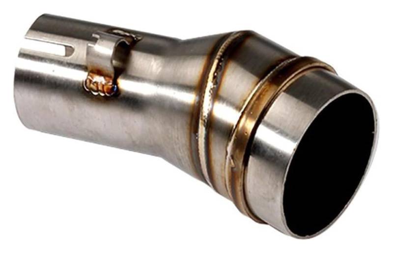 Auspuff Schalldämpfer 50,5 Mm Bis 35,5 Mm Motorrad-Auspuffrohr-Konverter-Anschlussschnittstelle Schweißanschluss-Adapter Schalldämpfer-Verbindungsrohr Motorrad Auspuffrohr von HTGMTGPACC