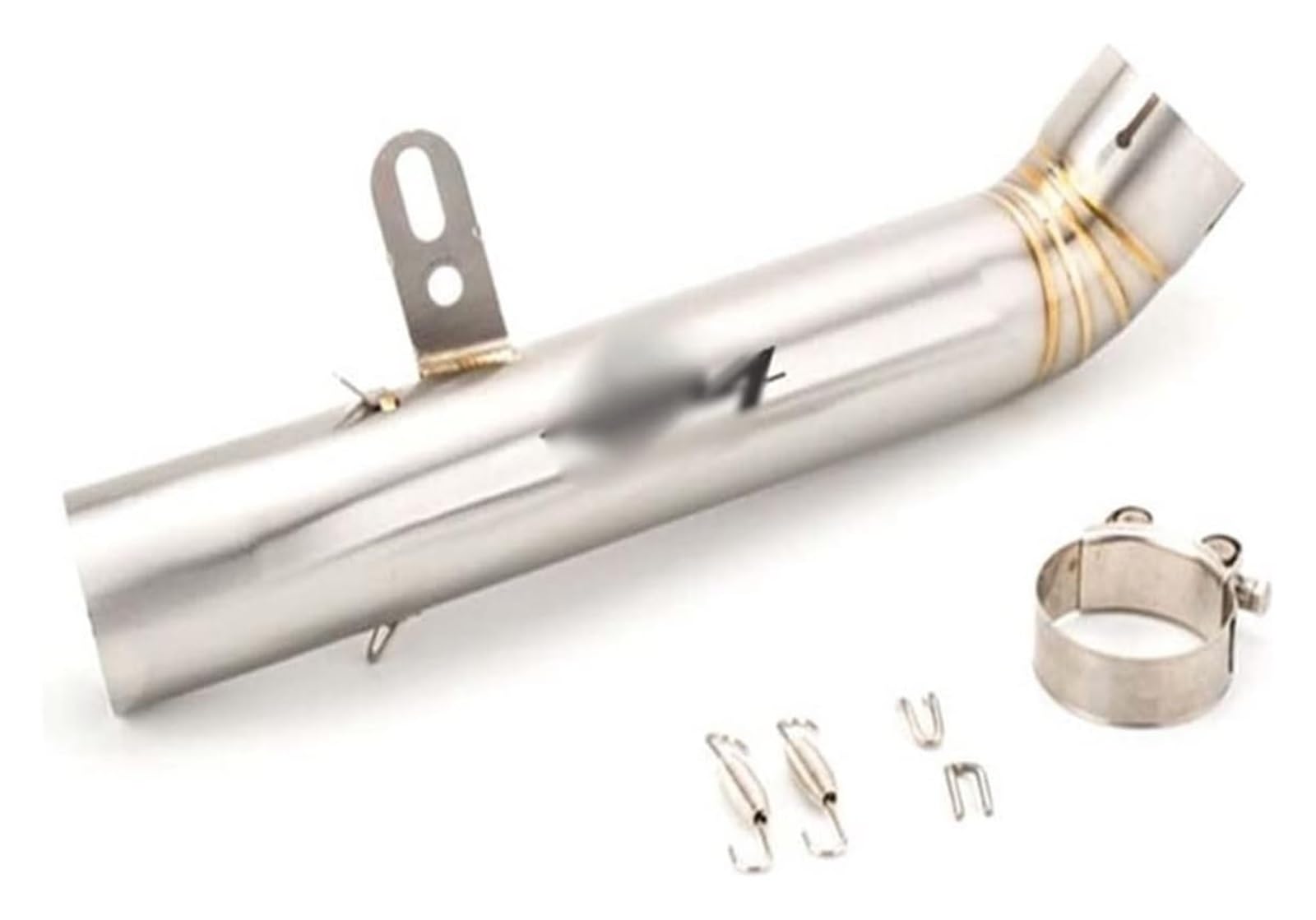 Auspuff Schalldämpfer Für A&prilia RSV4 2009-2018 2019 2020 Motorrad Slip On Auspuff Mittleren Link Auspuff Link Rohr Mit Schalldämpfer auspuffrohr Motorrad Auspuffrohr(1) von HTGMTGPACC