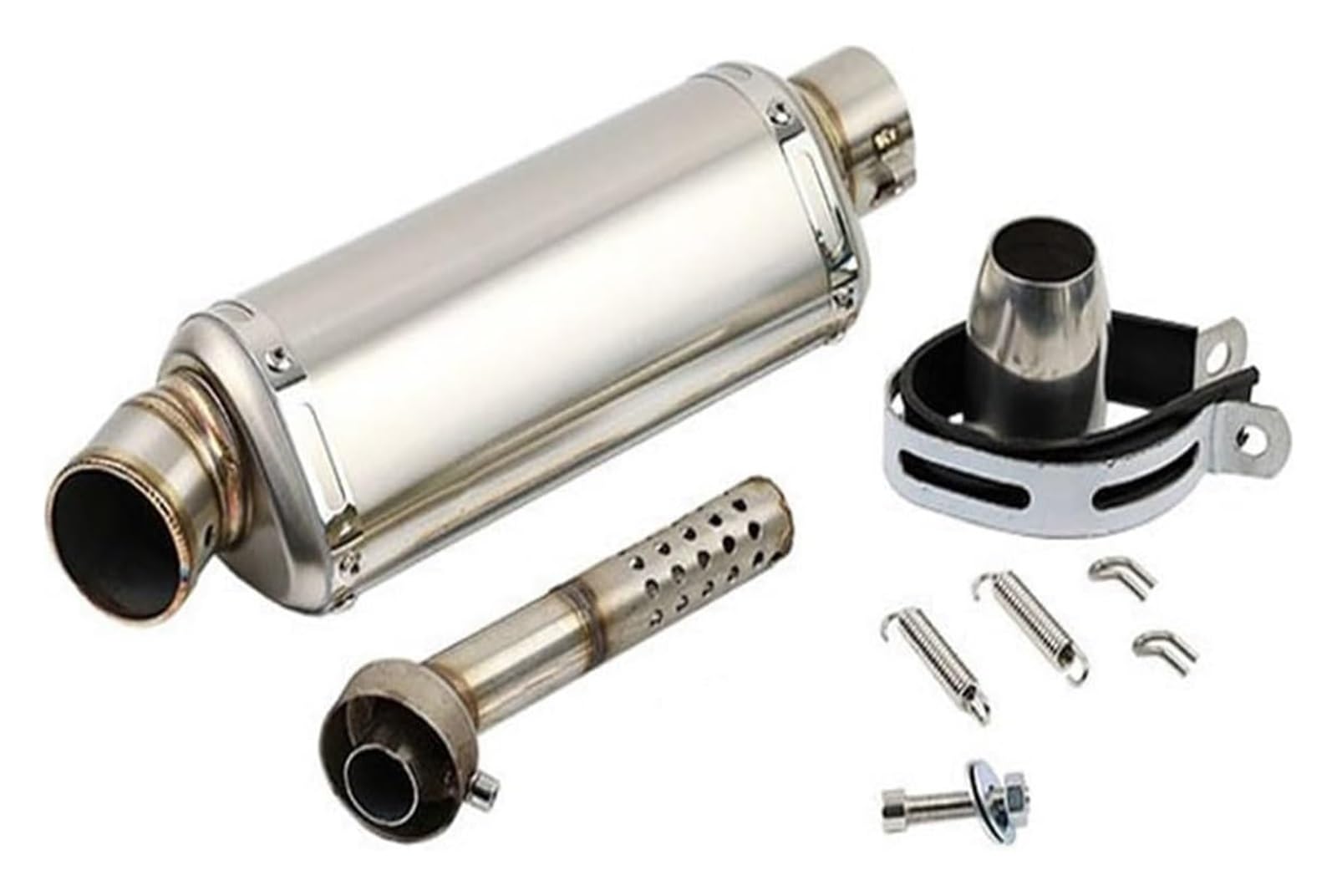 Auspuff Schalldämpfer Für ADV150 Universal Motorrad Auspuff Schalldämpfer Escape Modifiziertes Edelstahl Motorrad Auspuffrohr Motorrad Auspuffrohr Motorrad Auspuffrohr(1,370mm) von HTGMTGPACC