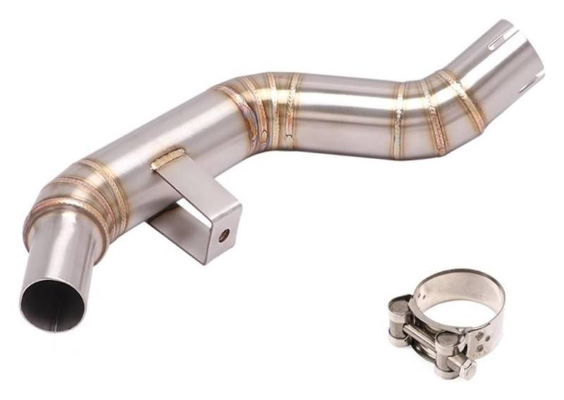 Auspuff Schalldämpfer Für B&enelli 502c Motorradauspuff Aus Modifiziertem Edelstahl Mit Katalysator-Mittelverbindungsrohr, Katalysator-Löschrohr Motorrad Auspuffrohr(1) von HTGMTGPACC