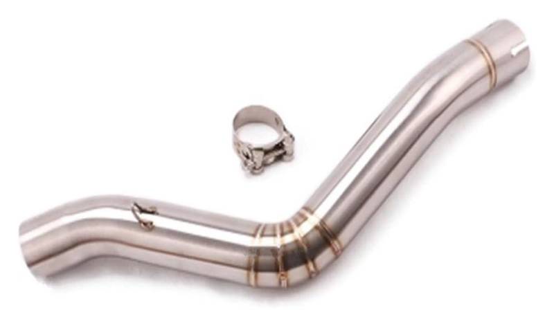 Auspuff Schalldämpfer Für B&enelli 502c Motorradauspuff Aus Modifiziertem Edelstahl Mit Katalysator-Mittelverbindungsrohr, Katalysator-Löschrohr Motorrad Auspuffrohr(2) von HTGMTGPACC