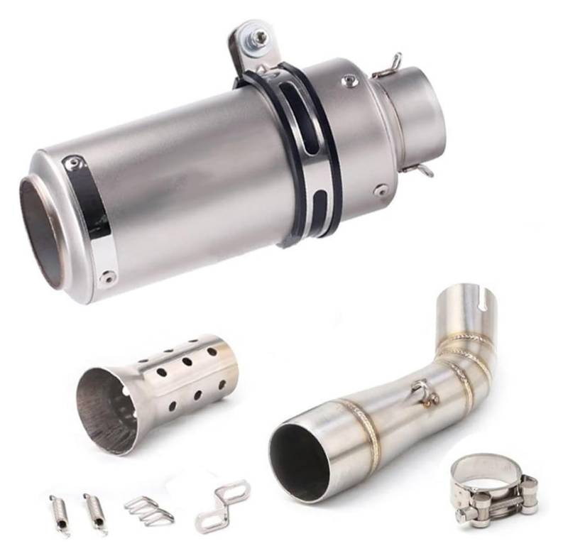 Auspuff Schalldämpfer Für B&enelli Für Leoncino 250 Für B&enelli 502c TRK502C Motorrad Auspuff Mid Link Rohr Auspuffrohr Motorrad Auspuffrohr(2) von HTGMTGPACC
