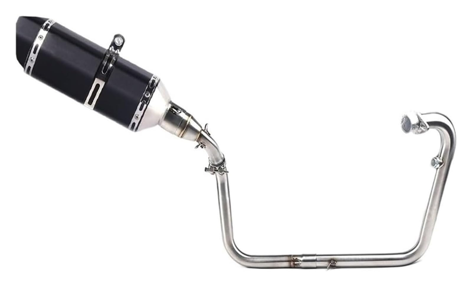 Auspuff Schalldämpfer Für B&enelli TNT 125 TNT 135 Komplettsystem Auspuff Motorrad Auspuff Schalldämpfer Vorderrohr Rohr Motorradauspuff Motorrad Auspuffrohr(1) von HTGMTGPACC