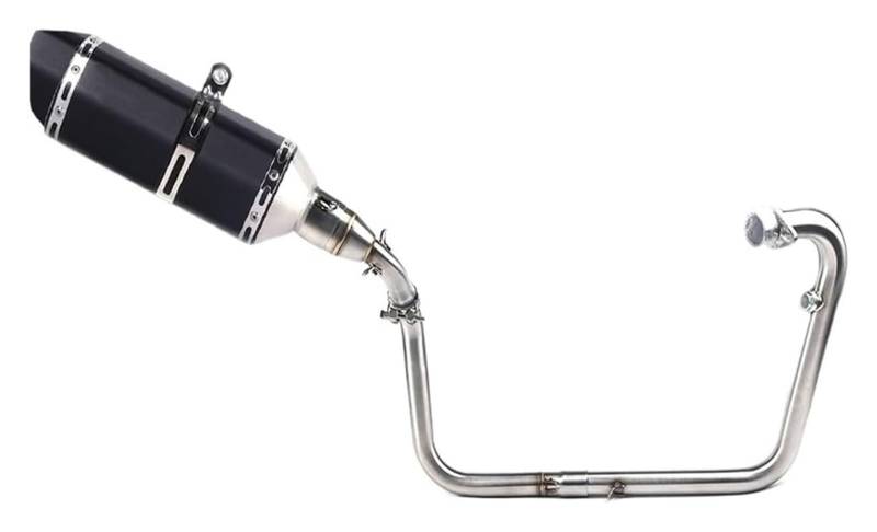 Auspuff Schalldämpfer Für B&enelli TNT 125 TNT 135 Komplettsystem Auspuff Motorrad Auspuff Schalldämpfer Vorderrohr Rohr Motorradauspuff Motorrad Auspuffrohr(1) von HTGMTGPACC