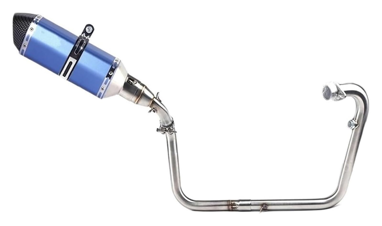 Auspuff Schalldämpfer Für B&enelli TNT 125 TNT 135 Komplettsystem Auspuff Motorrad Auspuff Schalldämpfer Vorderrohr Rohr Motorradauspuff Motorrad Auspuffrohr(2) von HTGMTGPACC