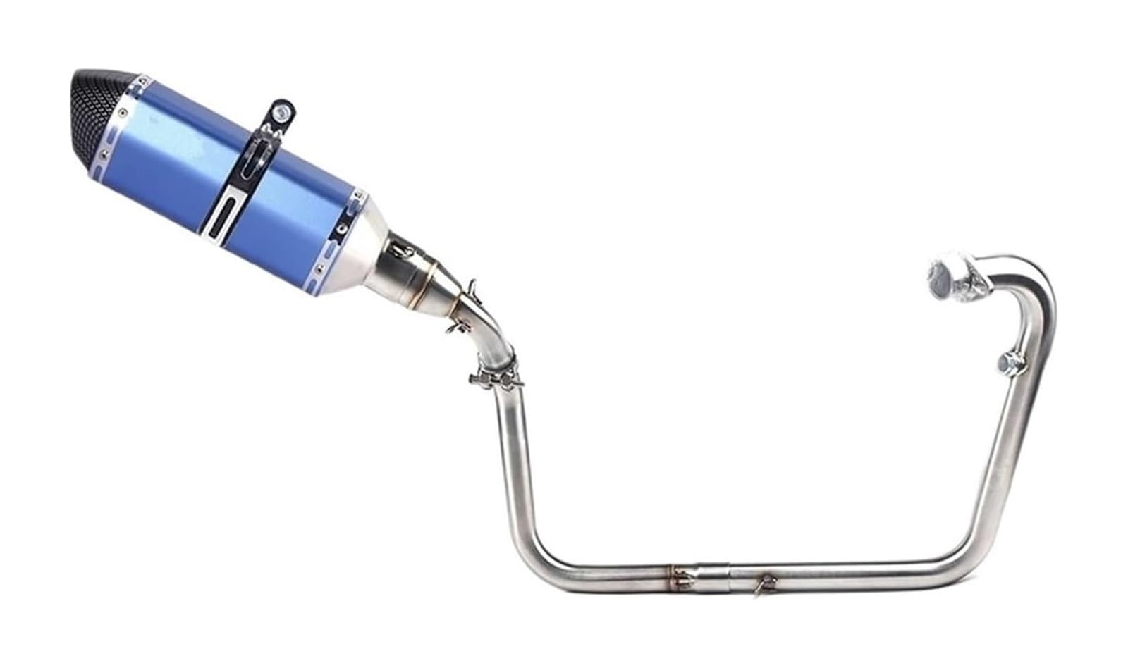 Auspuff Schalldämpfer Für B&enelli TNT 125 TNT 135 Komplettsystem Auspuff Motorrad Auspuff Schalldämpfer Vorderrohr Rohr Motorradauspuff Motorrad Auspuffrohr(2) von HTGMTGPACC