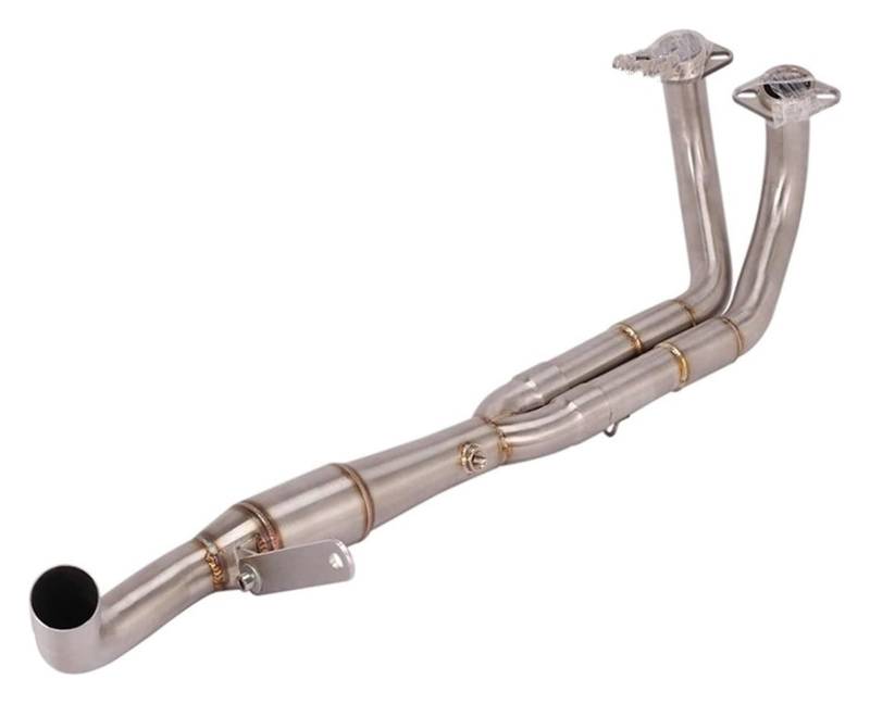 Auspuff Schalldämpfer Für C600 Sport C650GT 2012 2013 2014 2015 Motorrad-Auspuff-Schalldämpfer, modifizierter Flucht-Front-Mittelverbindungs-Verbindungsrohr Motorrad Auspuffrohr(1) von HTGMTGPACC