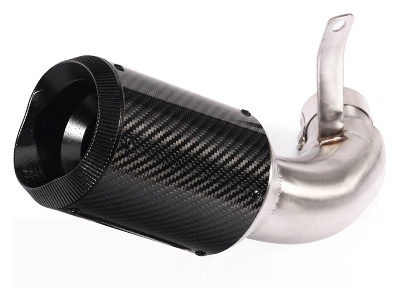 Auspuff Schalldämpfer Für CB1000R 2009-2018 Motorrad Slip On Auspuff Modifizierte Escape Carbon Faser Schalldämpfer Löschen Katalysator Mitte Link Rohr Motorrad Auspuffrohr(1) von HTGMTGPACC