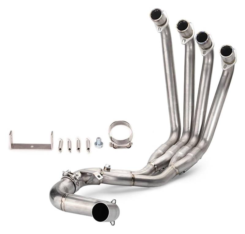Auspuff Schalldämpfer Für CBR 650R 2014-2021 CBR650F CBR650 CB650F Motorrad Auspuff Slip-On Front Link Rohr Escape Volle System Verbinden Motorrad Auspuffrohr(3) von HTGMTGPACC