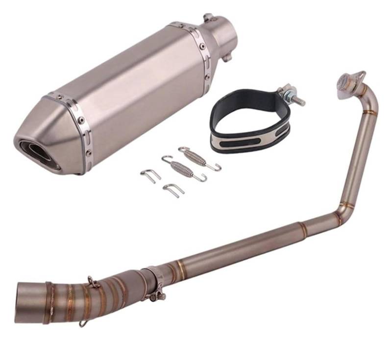 Auspuff Schalldämpfer Für CBR125 CBR125R CB125R Slip On Motorrad Auspuff Escape Modifizierte Volle System Link Rohr Carbon Faser Schalldämpfer DB Killer Motorrad Auspuffrohr(7) von HTGMTGPACC