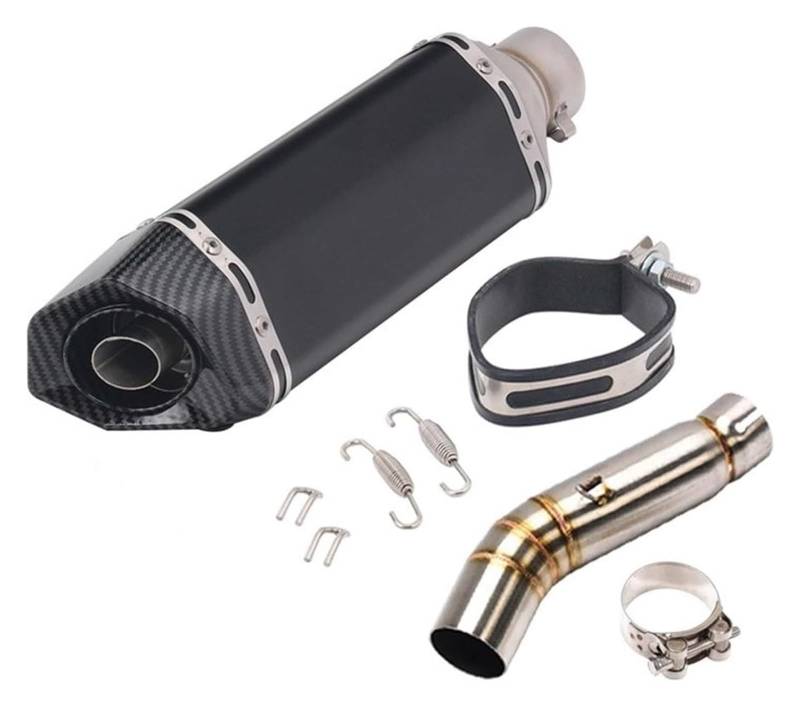 Auspuff Schalldämpfer Für CBR500 CBR500R CB500X CB500F 2013-2017 2018 2019 Motorrad Auspuff Escape DB Killer Schalldämpfer Rohr Mid Link Rohr Motorrad Auspuffrohr(8) von HTGMTGPACC