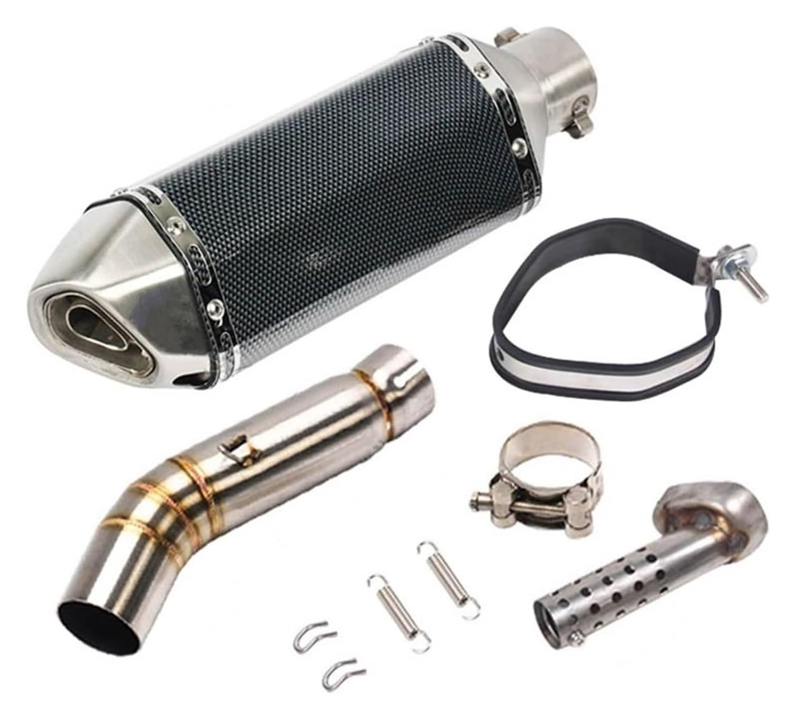 Auspuff Schalldämpfer Für CBR500 CBR500R CB500X CB500F 2013-2017 2018 2019 Motorrad Auspuffrohr DB Killer Schalldämpfer Rohr Flucht Rohr Motorrad Auspuffrohr(7) von HTGMTGPACC