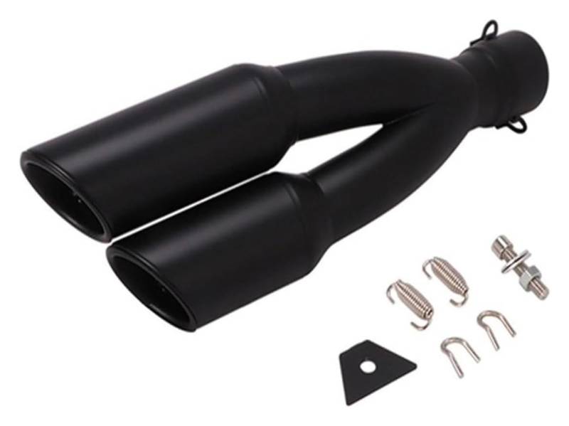 Auspuff Schalldämpfer Für CBR500 Motorrad Links Rechts Auspuff Modifizierter Schalldämpfer Mit Abnehmbaren Doppel Löchern DB Killer Motorrad Auspuffrohr Motorrad Auspuffrohr(Left 6) von HTGMTGPACC