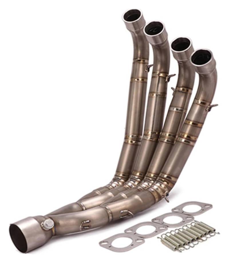 Auspuff Schalldämpfer Für CBR650F CBR650R CBR650 Motorradauspuff Esacpe Rohr Vollsysteme Rohr Titanlegierung Vorderes Verbindungsrohr Modifizierter Schalldämpfer Motorrad Auspuffrohr von HTGMTGPACC