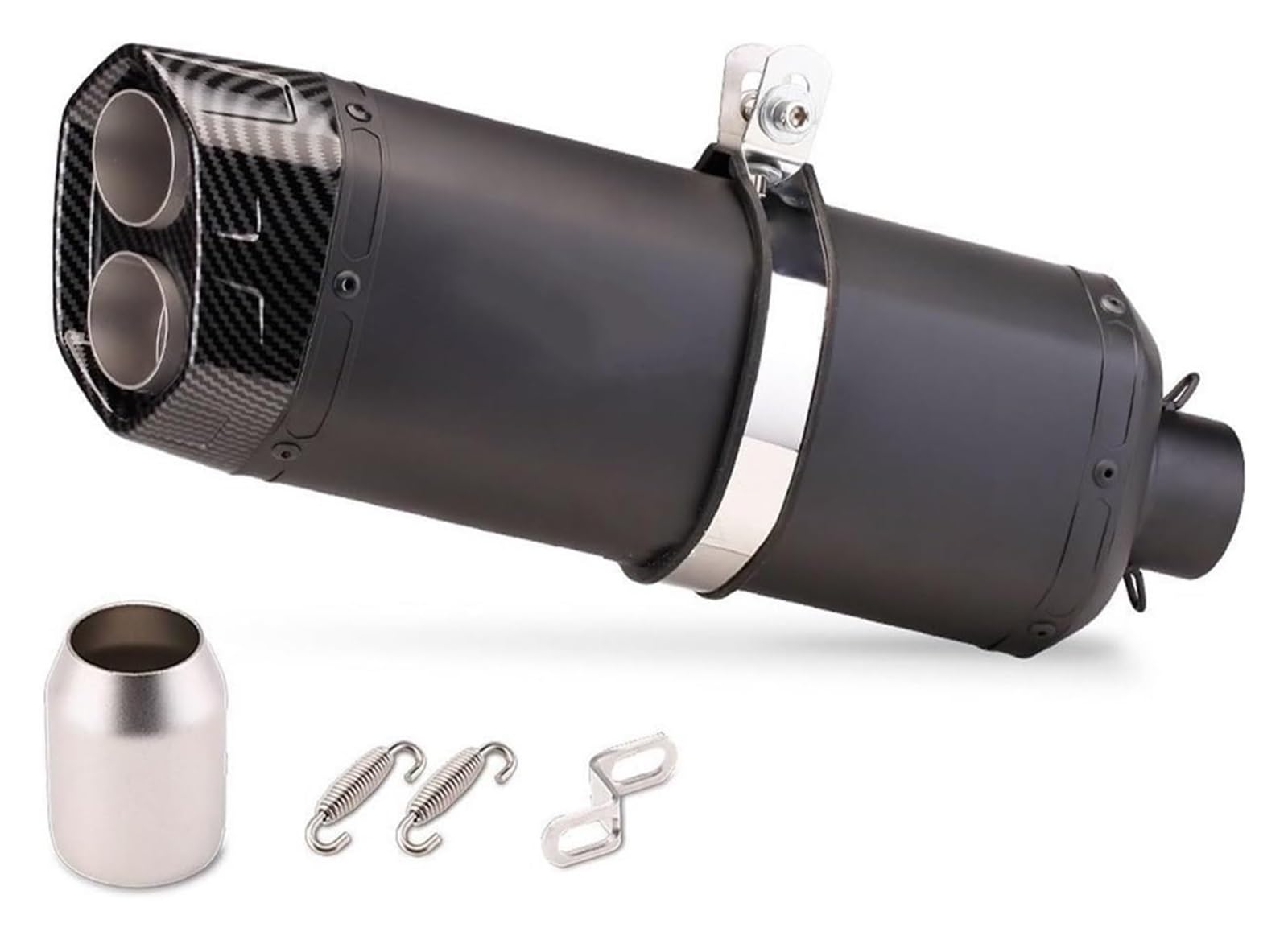 Auspuff Schalldämpfer Für F800GS S1000RR 51 mm Universal-Motorrad-Auspuffrohr, modifizierter Schalldämpfer mit DB-Killer-Motorrad-Auspuffrohr Motorrad Auspuffrohr(4) von HTGMTGPACC