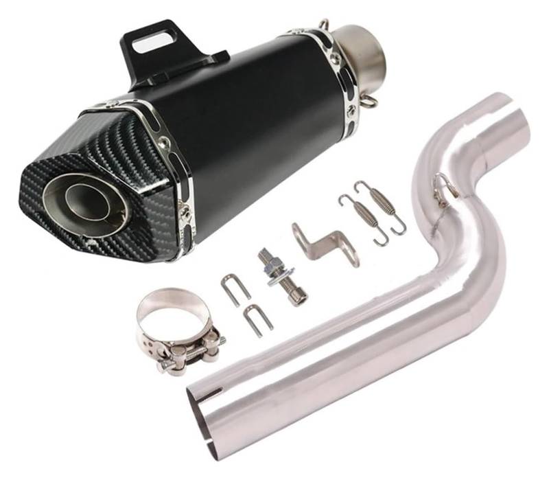 Auspuff Schalldämpfer Für F900 F900R F900XR 2020 2021 Slip-On-Motorrad-Auspuffanlage Modifizieren Sie Abnehmbaren DB Killer-Schalldämpfer In Mitte Verbindungsrohrs Motorrad Auspuffrohr(2) von HTGMTGPACC