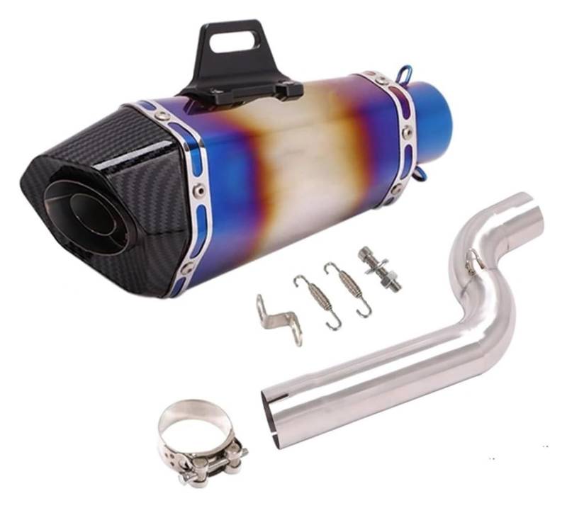 Auspuff Schalldämpfer Für F900 R XR F900R F900XR 2020–2023 51 Mm Motorrad-Auspuffschalldämpfer DB Killer Escape Pipe Mid Link Pipe Motorrad Auspuffrohr(1) von HTGMTGPACC