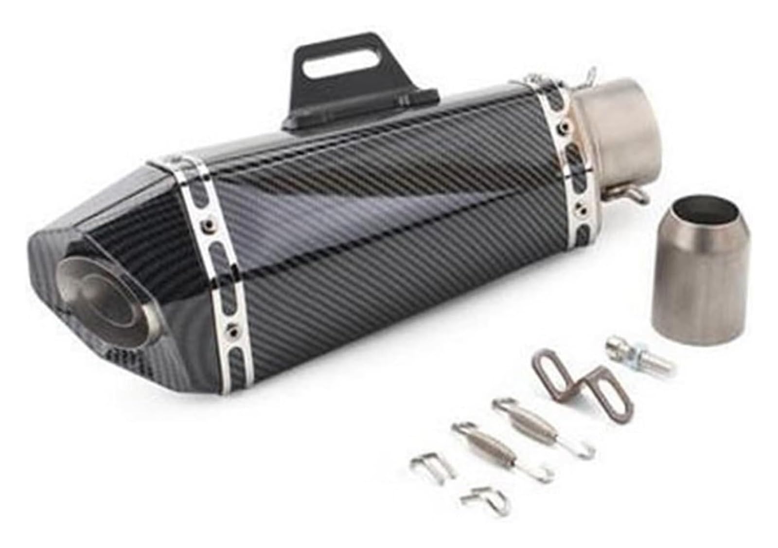 Auspuff Schalldämpfer Für GSXR1000 650 K7 K8 K11 51mm Einlass Universal Motorrad Auspuff Schalldämpfer Motorrad Auspuffrohr Motorrad Auspuffrohr(1) von HTGMTGPACC
