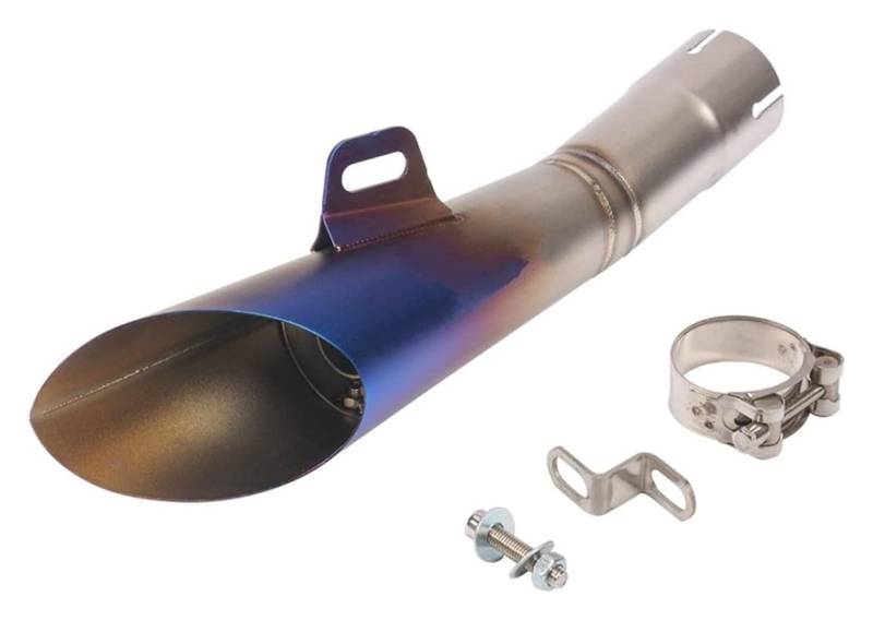 Auspuff Schalldämpfer Für Kawa&saki ER6N Z750 Universal Motorrad Auspuffrohr Auspuff Escape Modifizierte Schalldämpfer Rohr Motorrad Auspuffrohr(3) von HTGMTGPACC