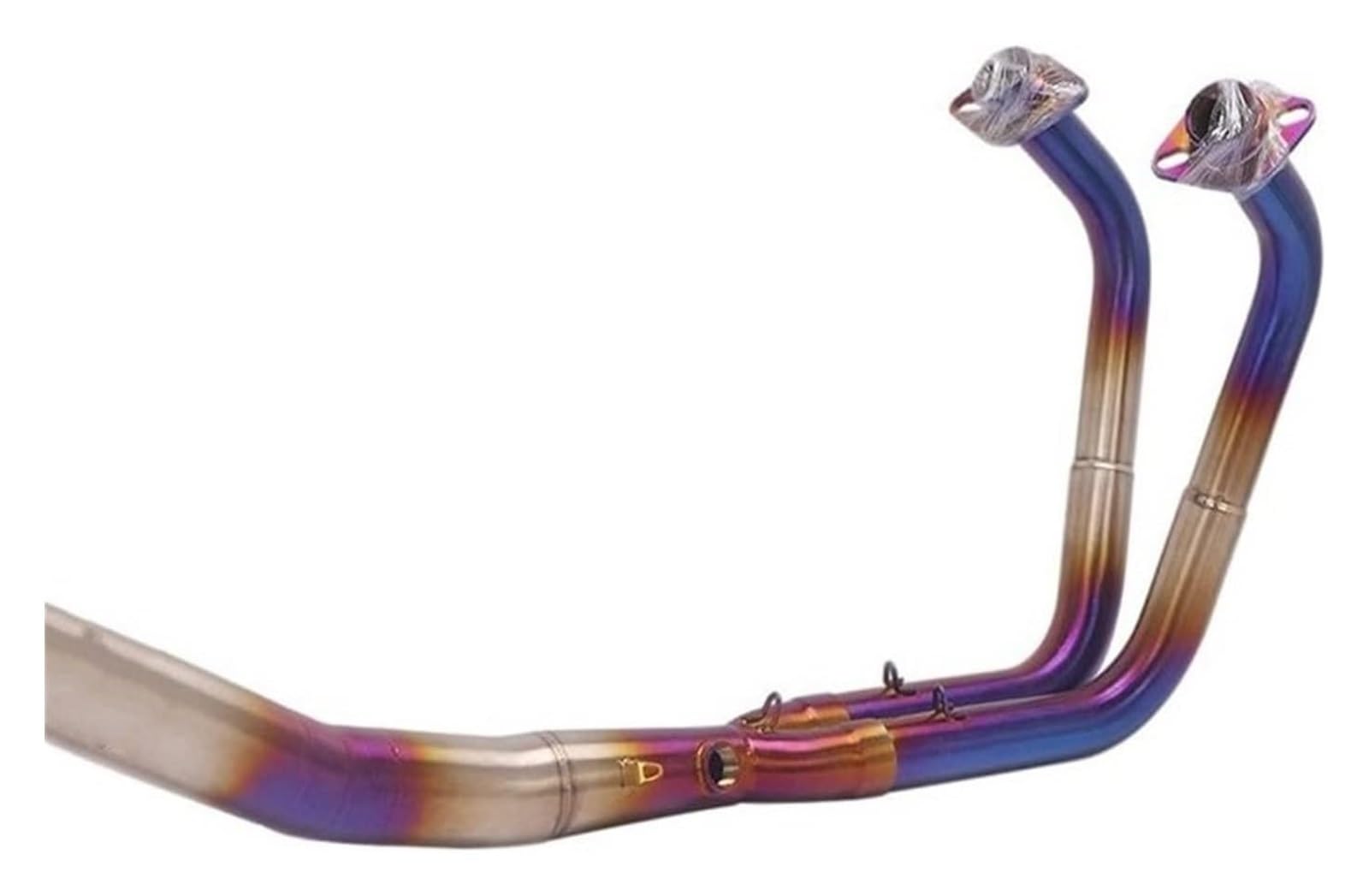 Auspuff Schalldämpfer Für Kawa&saki Für Ninja 400 Z400 2017-2020 Motorrad Slip Auf Auspuff Geändert Mittleren Vorne Link Rohr 51mm Escape Vorderen Schalldämpfer Motorrad Auspuffrohr(2) von HTGMTGPACC