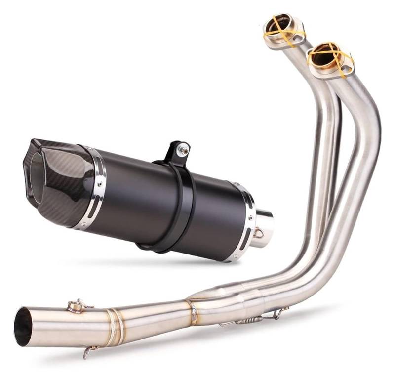 Auspuff Schalldämpfer Für Kawa&saki Für Vul&can S650 650s 650 S VN650 EN650 Motorradauspuff Modifiziertes Vorderrohr DB Killer Schalldämpfer Pit Bike Ellenbogen Motorrad Auspuffrohr(2) von HTGMTGPACC