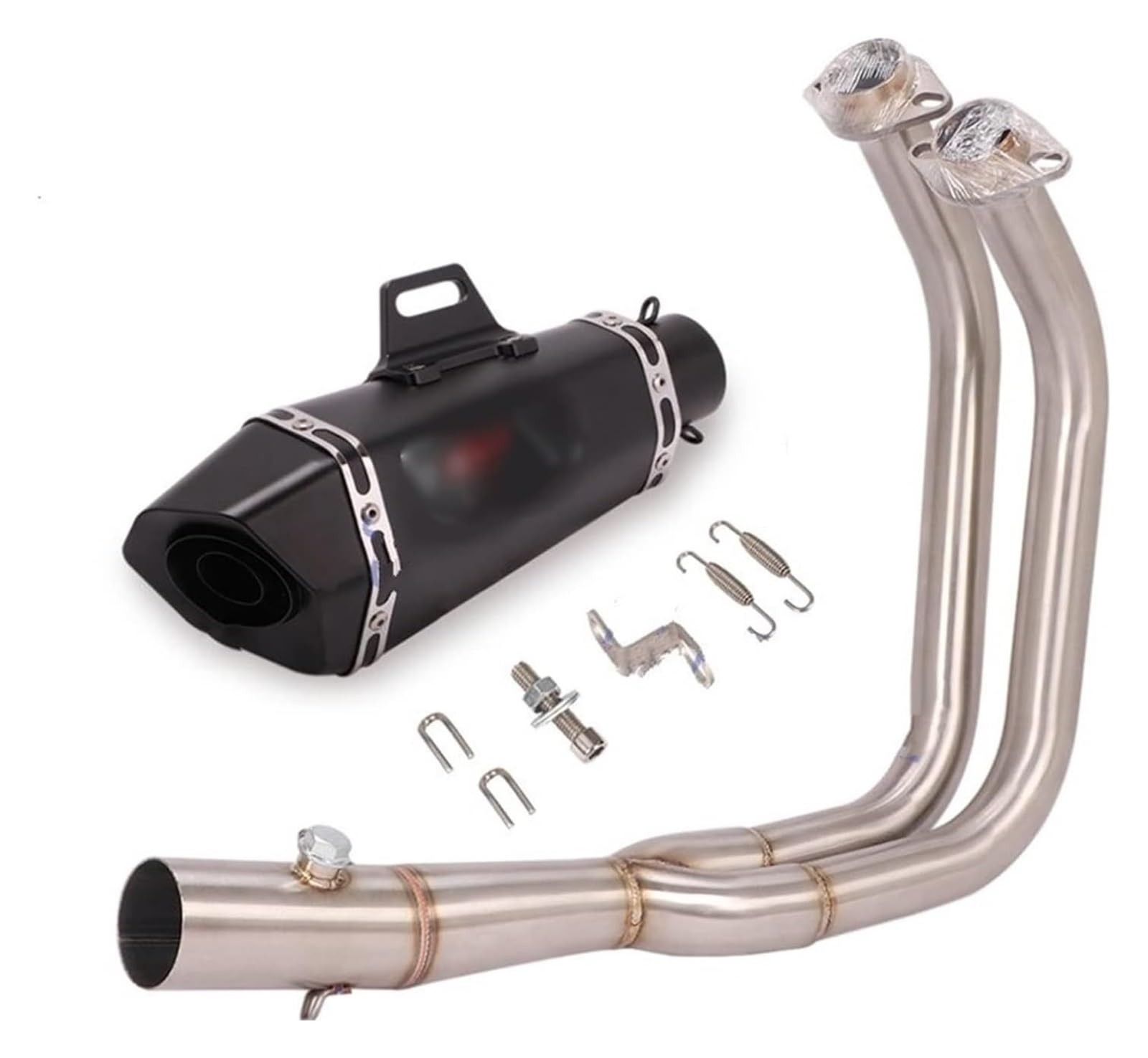 Auspuff Schalldämpfer Für Kawa&saki Für Vulcan S S650 650S VN650 EN650 Schalldämpfer Auspuffrohr Motorrad Auspuff Escape Volle System Modifizieren Front Link Rohr Motorrad Auspuffrohr(2) von HTGMTGPACC