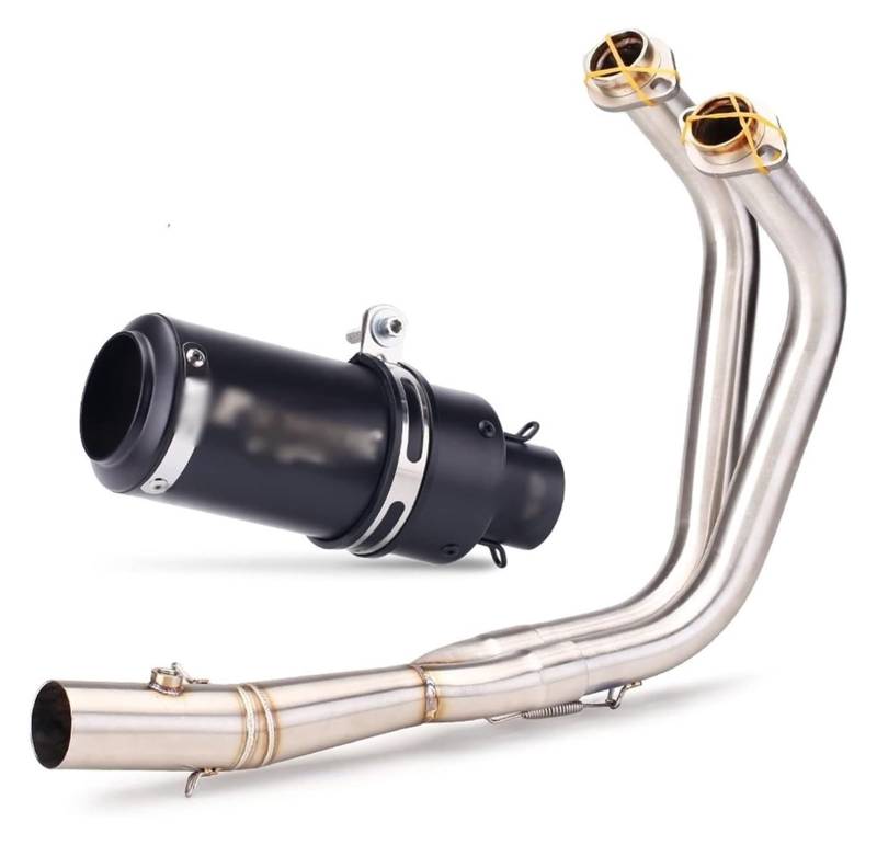 Auspuff Schalldämpfer Für Kawa&saki Für Vulcan S650 650s 650 S VN650 EN650 Motorradauspuff Modifiziertes Vorderrohr DB Killer Schalldämpfer Pit Bike Ellenbogen Motorrad Auspuffrohr(7) von HTGMTGPACC
