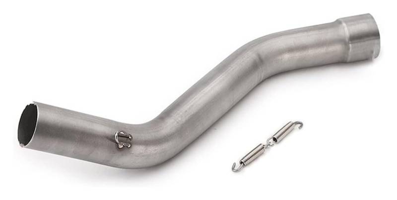 Auspuff Schalldämpfer Für Kawa&saki Z800 Z750 ZX6R ZX636 ZX10R Motorrad-Auspuff-Schalldämpfer-Mittelrohr-Anschlussadapter ohne Auspuff Motorrad Auspuffrohr(for Zx10r) von HTGMTGPACC