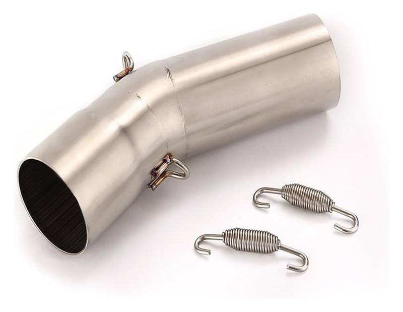 Auspuff Schalldämpfer Für Kawa&saki ZX6R 2009-2022 51MM Motorrad Auspuffrohr Escape Schalldämpfer Mid Link Rohr Slip Auf Ohne DB Mörder Löschen Katalysator Motorrad Auspuffrohr(1) von HTGMTGPACC