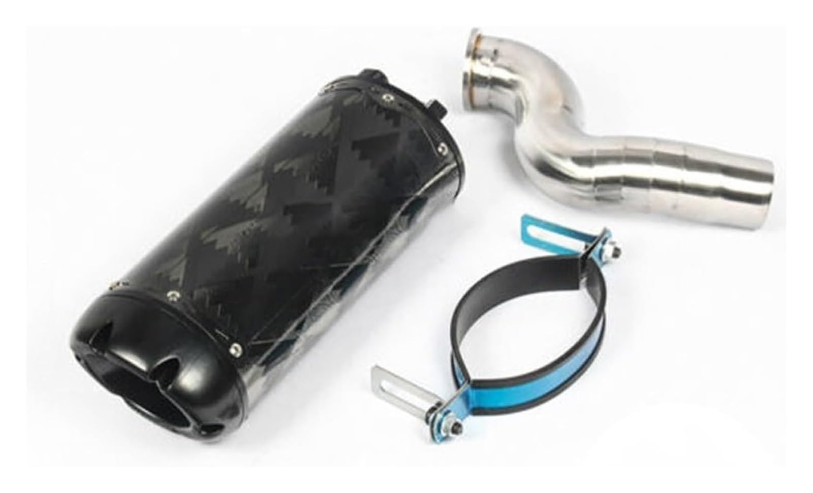 Auspuff Schalldämpfer Für Kawa&saki ZX6R ZX-6R ZX636 2004-2008 Motorrad Auspuff Escape Systeme Carbon Faser Schalldämpfer Mittleren Link Rohr Slip On Motorrad Auspuffrohr(3) von HTGMTGPACC