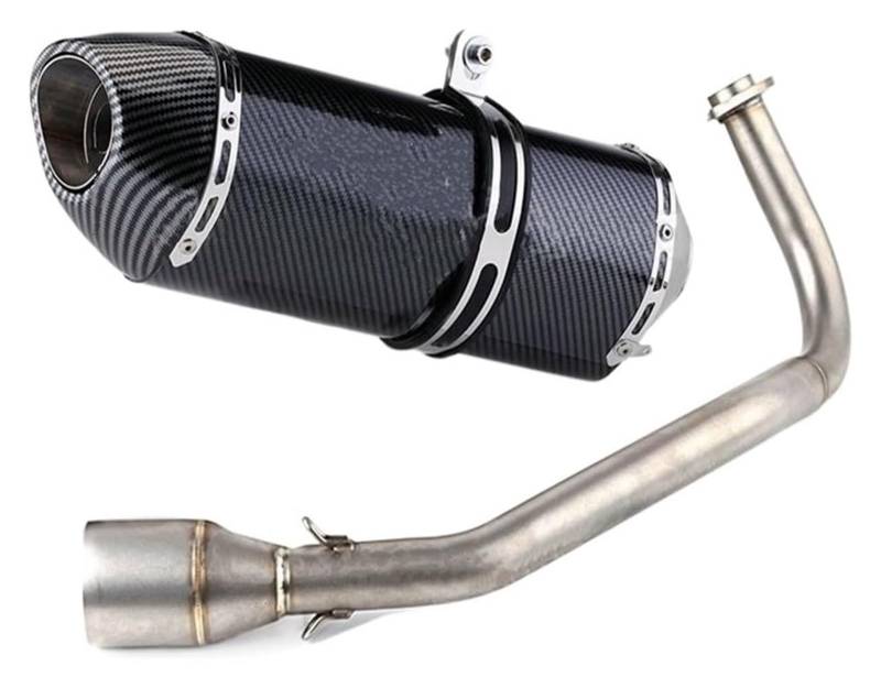 Auspuff Schalldämpfer Für PCX125 PCX150 2018 2019 2020 Volle Abgasanlage Schalldämpfer Escape Rohr DB Killer Motorrad Auspuffrohr Slip On Motorrad Auspuffrohr(5) von HTGMTGPACC