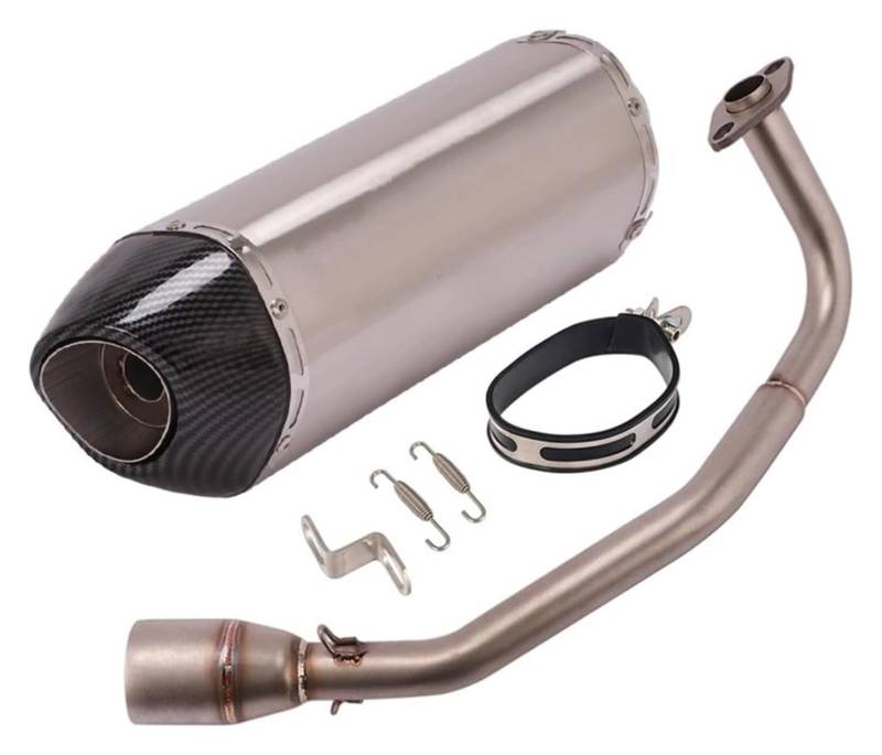 Auspuff Schalldämpfer Für PCX125 PCX150 2018-2020 Volle System Motorrad Auspuff Ändern Front Link Rohr Schalldämpfer DB Killer Auspuffrohr Motorrad Auspuffrohr(2) von HTGMTGPACC