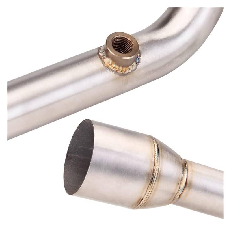 Auspuff Schalldämpfer Für PCX125 PCX150 Für PCX 125 150 2021-2022 Motorrad Auspuff Escape Volle System Schalldämpfer Vorne Mitte Rohr Motorrad Auspuffrohr(1) von HTGMTGPACC