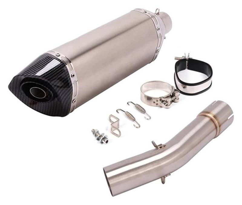 Auspuff Schalldämpfer Für R1200GS R1200 GS für ADV&ent&ure 2004–2009 Motorrad-Auspuffschalldämpfer Mittel-Mitte-Verbindungsverbindungsrohr Motorrad Auspuffrohr(1) von HTGMTGPACC