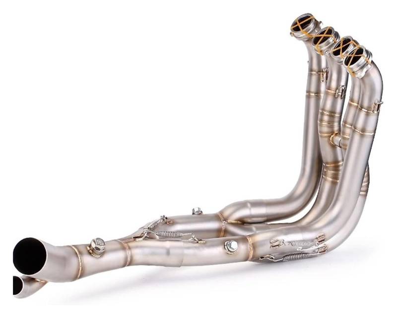 Auspuff Schalldämpfer Für S1000RR 2017 2018 S1000R 2017 2018 2019 2020 Motorrad-Auspuff-Vollsystem-Header-Verbindungsrohr Motorrad Auspuffrohr(2) von HTGMTGPACC