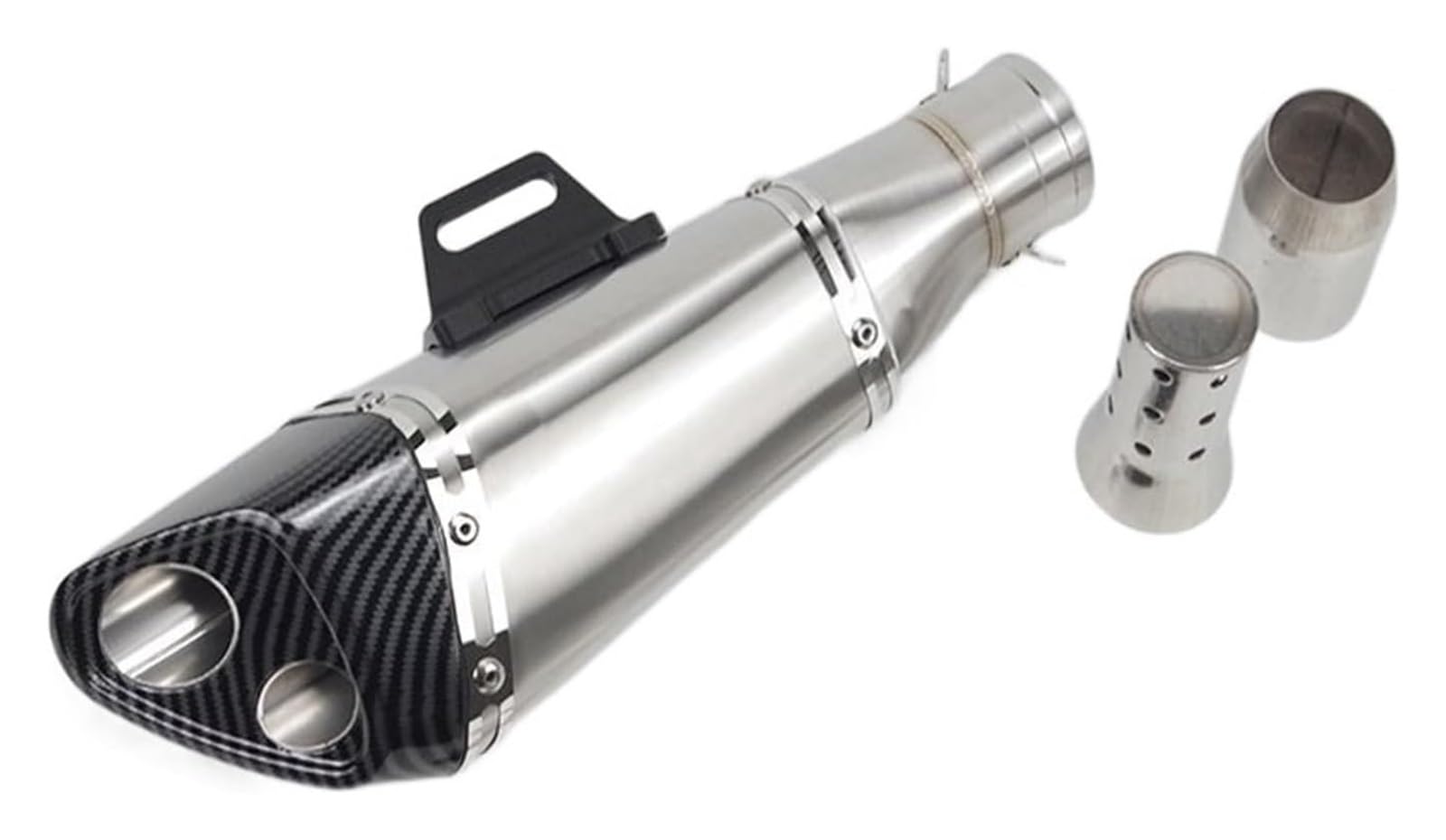 Auspuff Schalldämpfer Für S1000RR Motorrad-Auspuffrohr-Schalldämpfer DB Killer Motorrad-Auspuffrohr Motorrad-Auspuffrohr 51-mm-Einlass Universal Motorrad Auspuffrohr(4) von HTGMTGPACC
