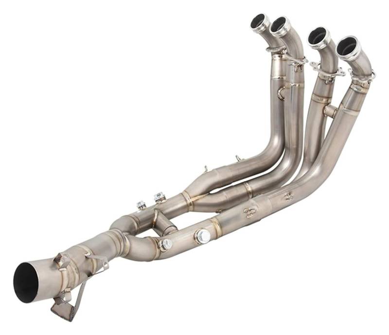 Auspuff Schalldämpfer Für S1000XR 2021–2023 Auspuffanlage Motorradauspuff Vorne Verbindungsrohr Slip-on-Schalldämpfer Titanlegierung Motorrad Auspuffrohr von HTGMTGPACC