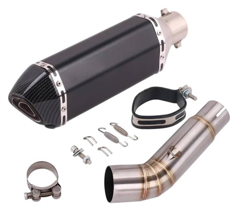 Auspuff Schalldämpfer Für Suz&uki BK750 GSR750 GSX-S750 2018-2022 Motorrad Auspuff Escape Modifizierte Schalldämpfer DB Killer Mid Link Rohr Motorrad Auspuffrohr(5) von HTGMTGPACC