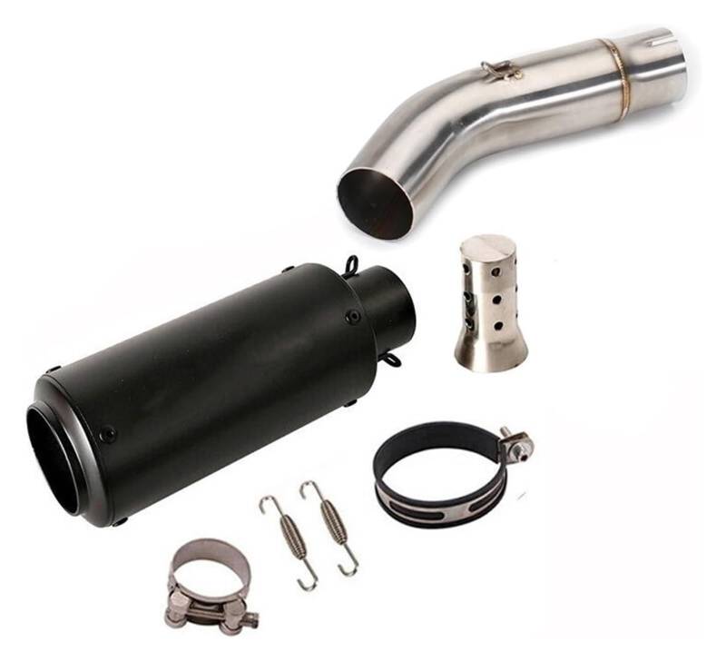 Auspuff Schalldämpfer Für Suz&uki GSR 750 GSX-S 750 Auspuffanlage Auspuffspitzen 51 Mm Slip-on-Mittelverbindungs-Verbindungsrohr Edelstahl Motorrad Auspuffrohr(2,A) von HTGMTGPACC